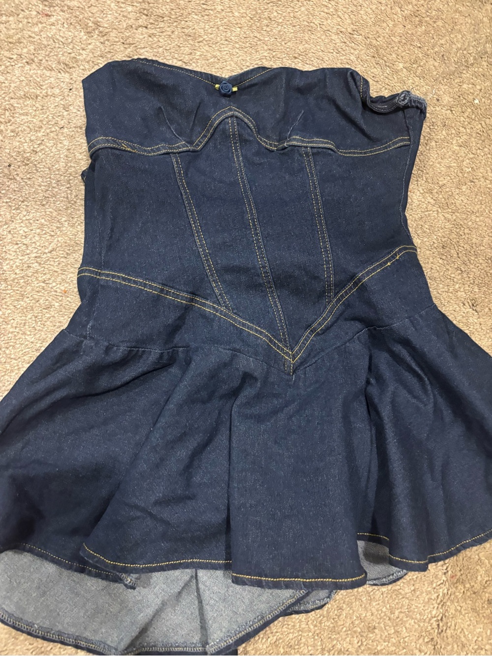 Lucy Denim Micro Mini Dress! BRAND NEW TAG on